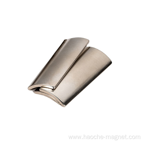 Arc Shape NdFeb Permanent Magnet With Nickel Coating